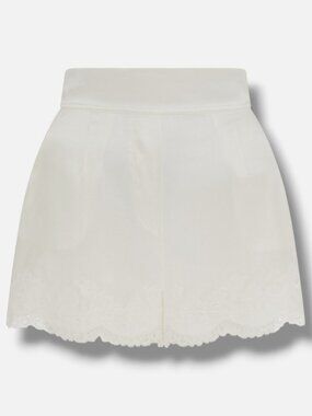 Agent Provocateur Women's Ivory Amelea Lounge Shorts Size 5.